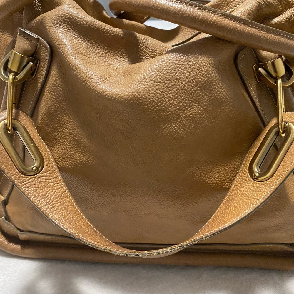 Chloe Large Leather Paraty Bag